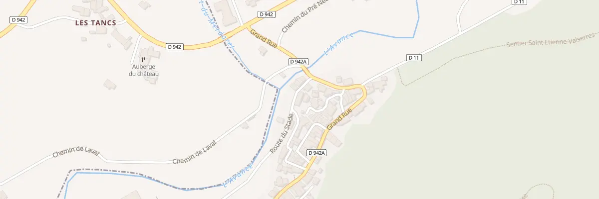 Plan du 2 Rte du Stade à Valserres