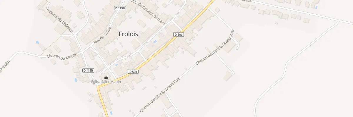 Plan du 30 Rue Saint-Martin à Frolois