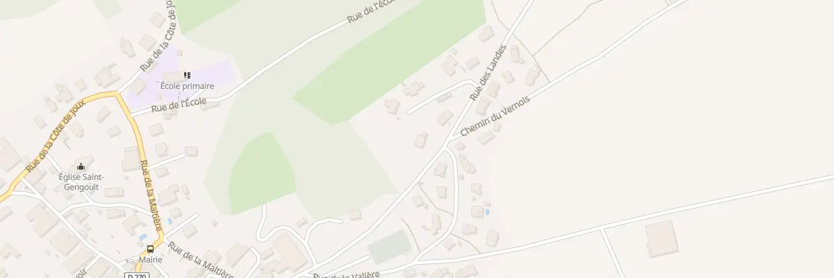 Plan du 9 Rue des Landes à Gennes