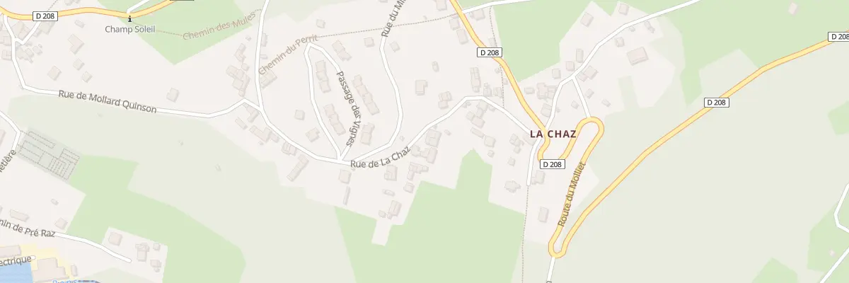 Plan du 490 Rue de la Chaz à Arvillard