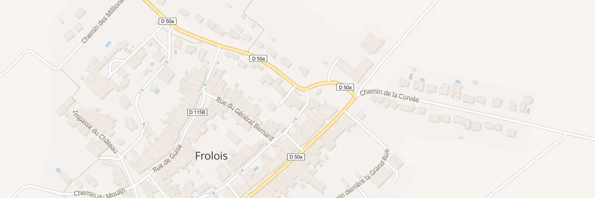 Plan du 10 Rue d’Acraigne à Frolois