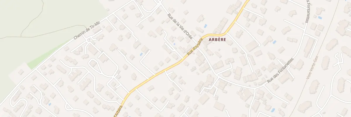 Plan du 402A Rue d’Arbère à Divonne-les-Bains