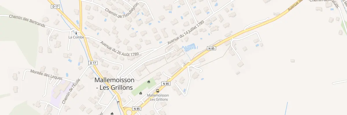 Plan du 7 Les Paluds à Mallemoisson