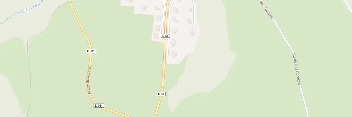 Plan du 6 Rte du Lotissement du Mollard à La Motte-en-Bauges