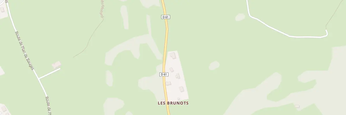 Plan du 5342F Chez Brunod à La Motte-en-Bauges