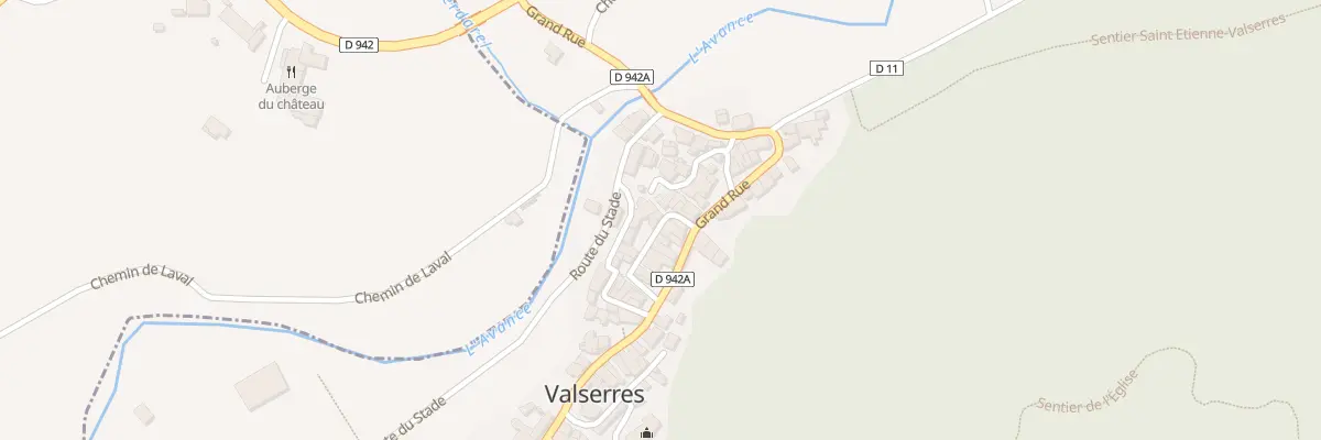 Plan du 5070 Le Village à Valserres