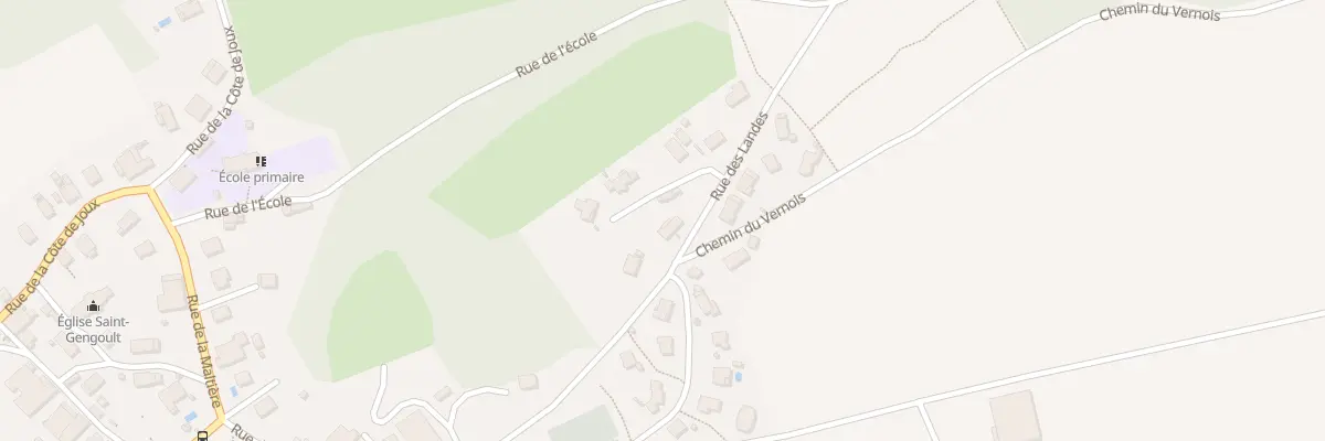 Plan du 11 Rue des Landes à Gennes