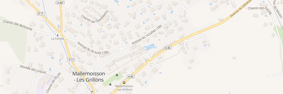 Plan du 2 Les Paluds à Mallemoisson
