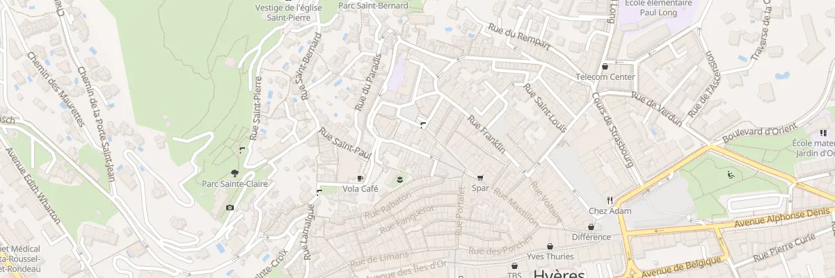 Plan du 1T Rue de l’Oratoire à Hyères