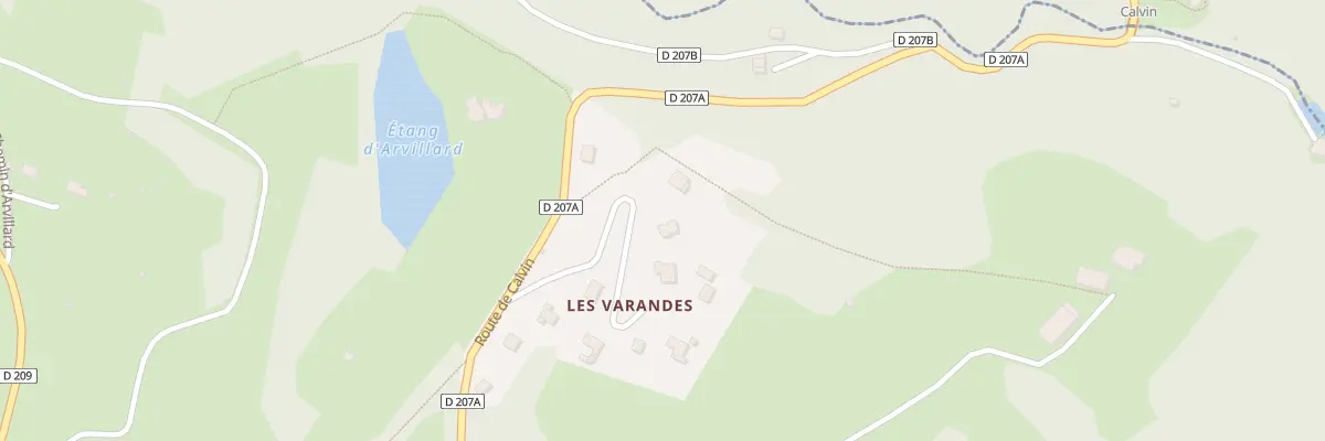 Plan du 145 Imp des Châtaigniers à Arvillard