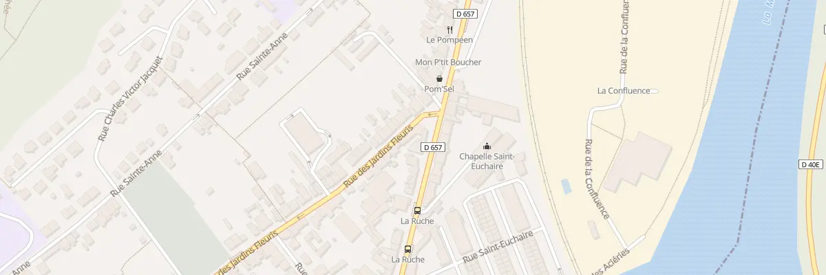 Plan du 114 Rue des Jardins Fleuris à Pompey