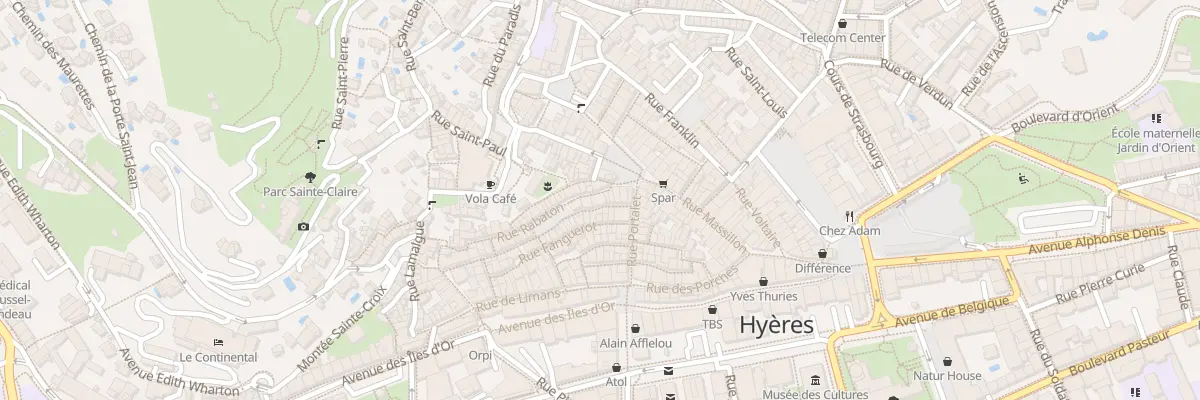 Plan du 5 Rue Rabaton à Hyères