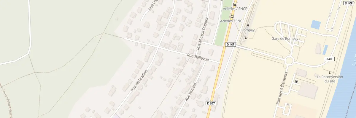 Plan du 4 Rue du Docteur Paillier à Pompey