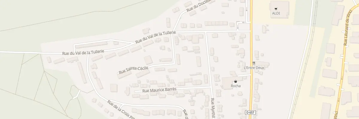 Plan du 11 Rue Ste Cecile à Pompey