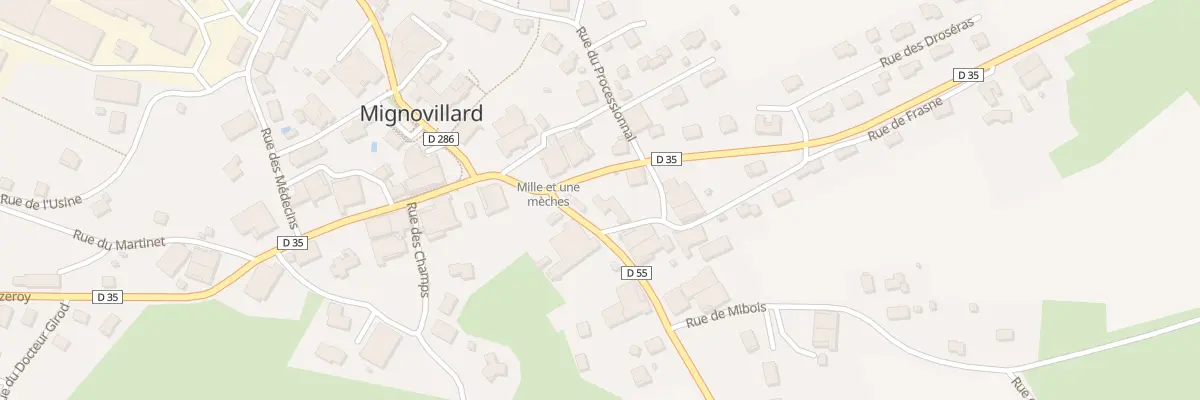 Plan du 1 Rue de l’Agriculture à Mignovillard