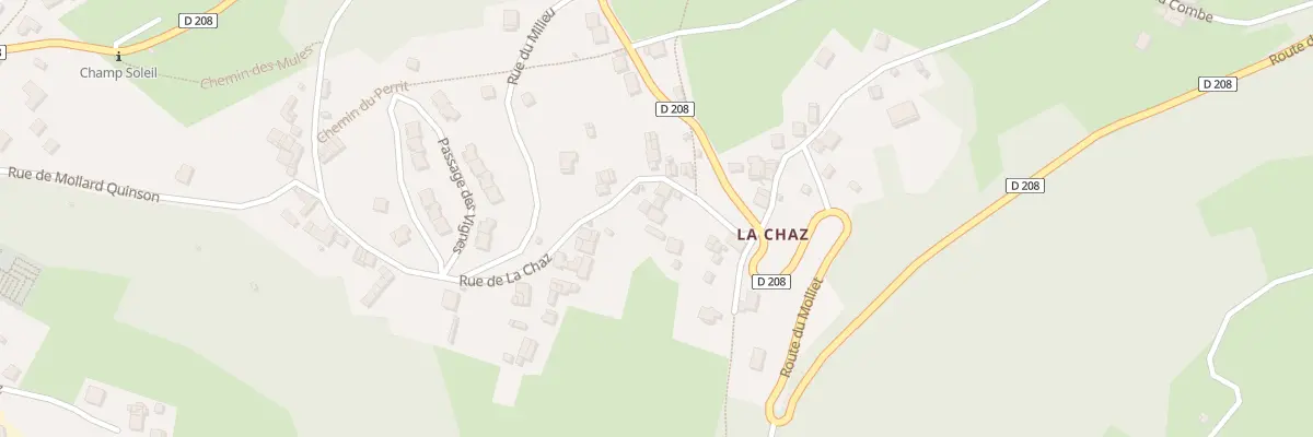 Plan du 620 Rue de la Chaz à Arvillard