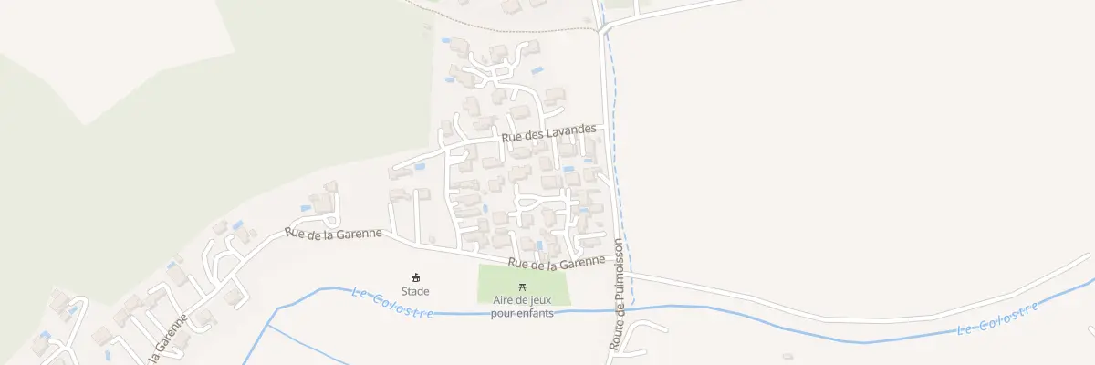 Plan du 10 Rue des Rosiers à Roumoules