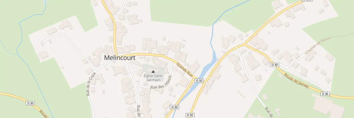 Plan du 21 Grande Rue à Melincourt
