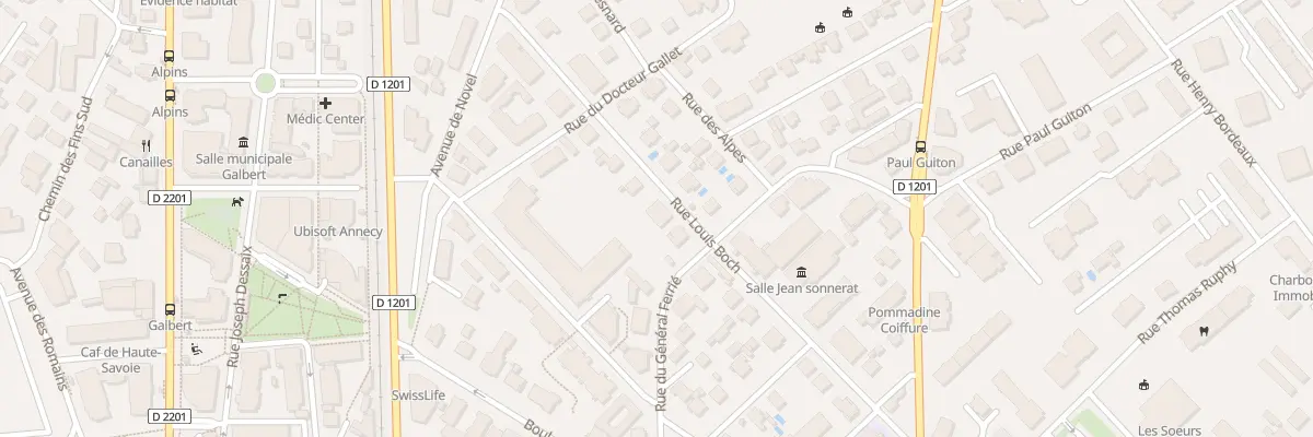 Plan du 21 Rue Louis Boch à Annecy