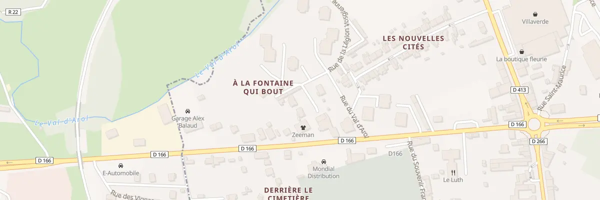 Plan du 11 All de la Fontaine à Mirecourt