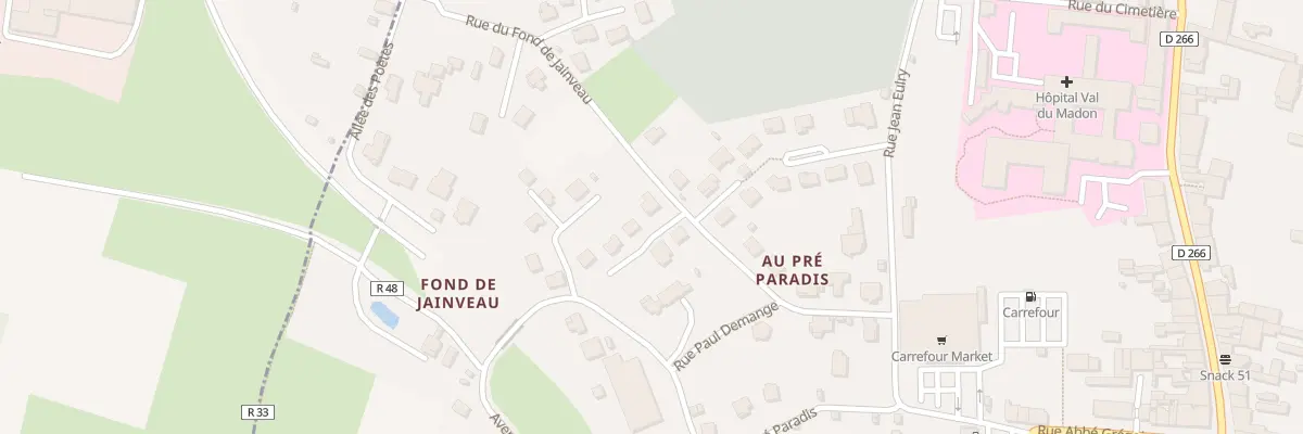 Plan du 12 All Pierre Grumbach à Mirecourt