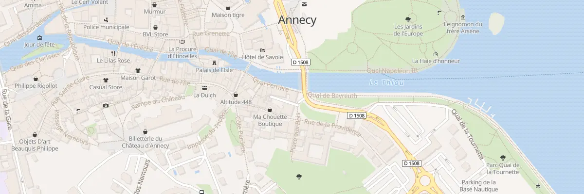 Plan du 2 Pl aux Bois à Annecy