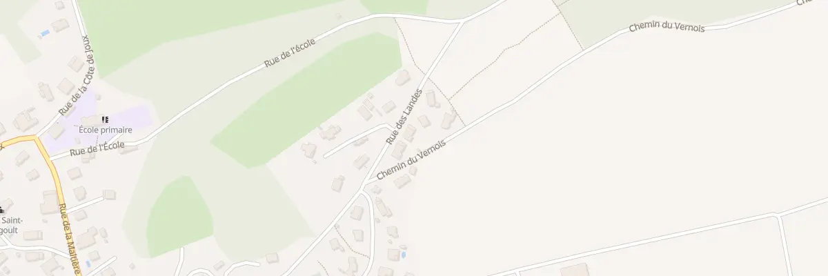 Plan du 8 Rue des Landes à Gennes