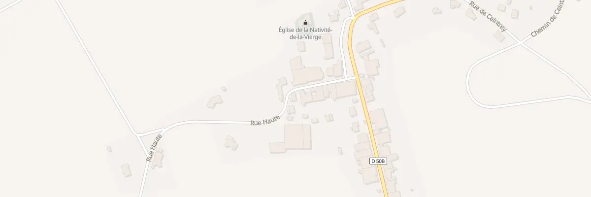 Plan du 14 Rue Haute à Autrey