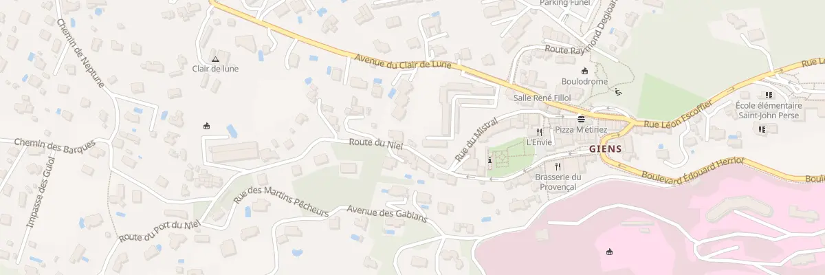 Plan du 58 Rte du Niel à Hyères
