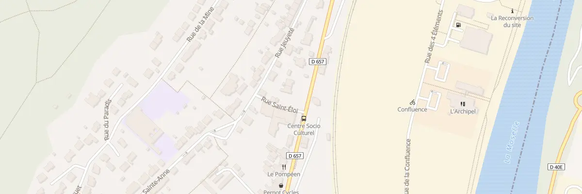 Plan du 61 Av du Gen de Gaulle à Pompey