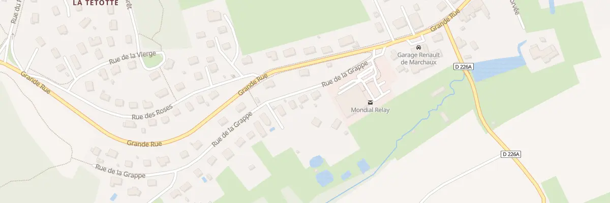Plan du 7 Rue de la Grappe à Marchaux-Chaudefontaine