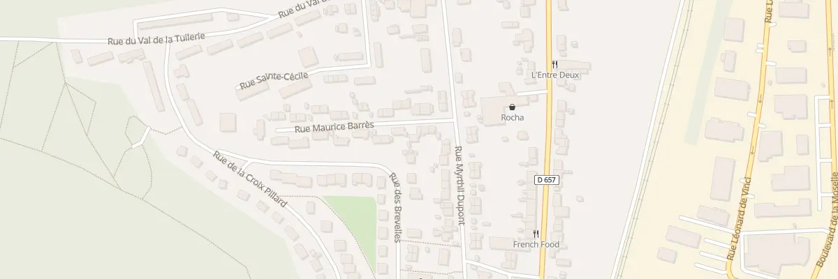 Plan du 5 Rue Maurice Barrés à Pompey