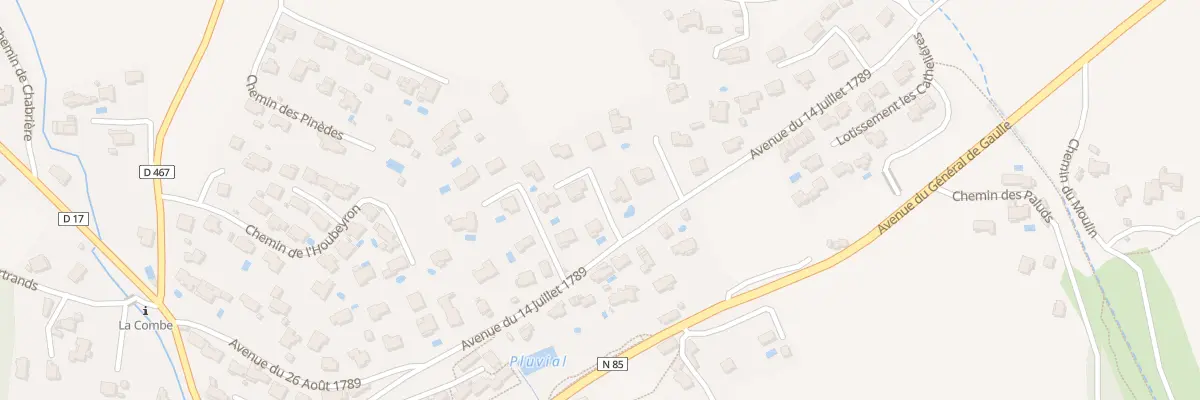 Plan du 7225 L’Houbeyron à Mallemoisson
