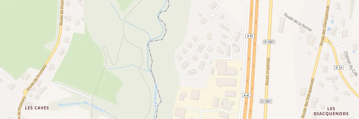Plan du 9999F La Touffiere à Fillière