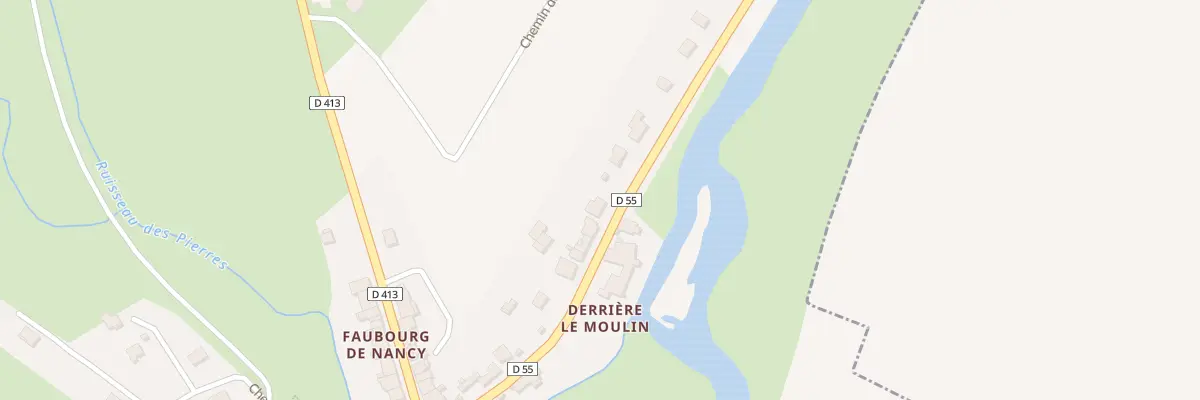Plan du 243 Rte de Charmes à Poussay