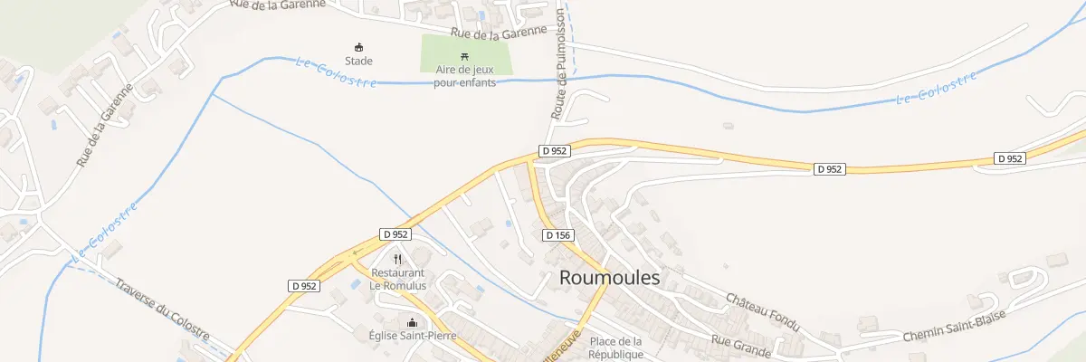 Plan du 3 Rue Grande à Roumoules