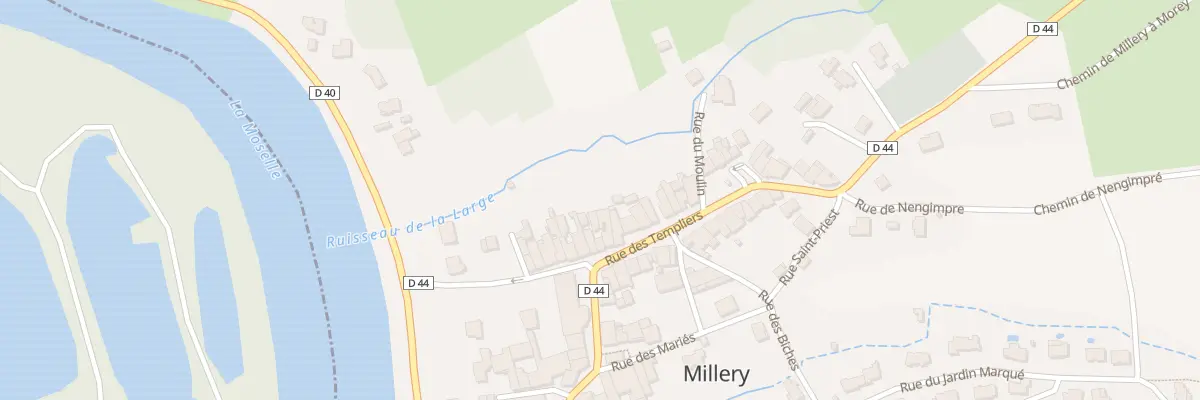 Plan du 5 Rue des Templiers à Millery