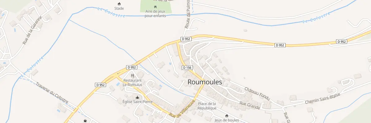 Plan du 15 Rue Grande à Roumoules
