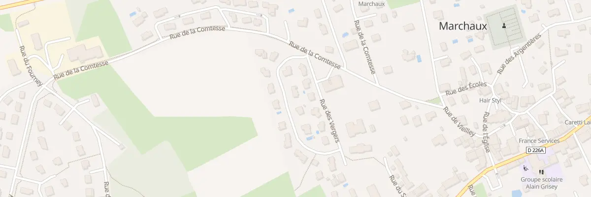 Plan du 18 Rue des Vergers à Marchaux-Chaudefontaine