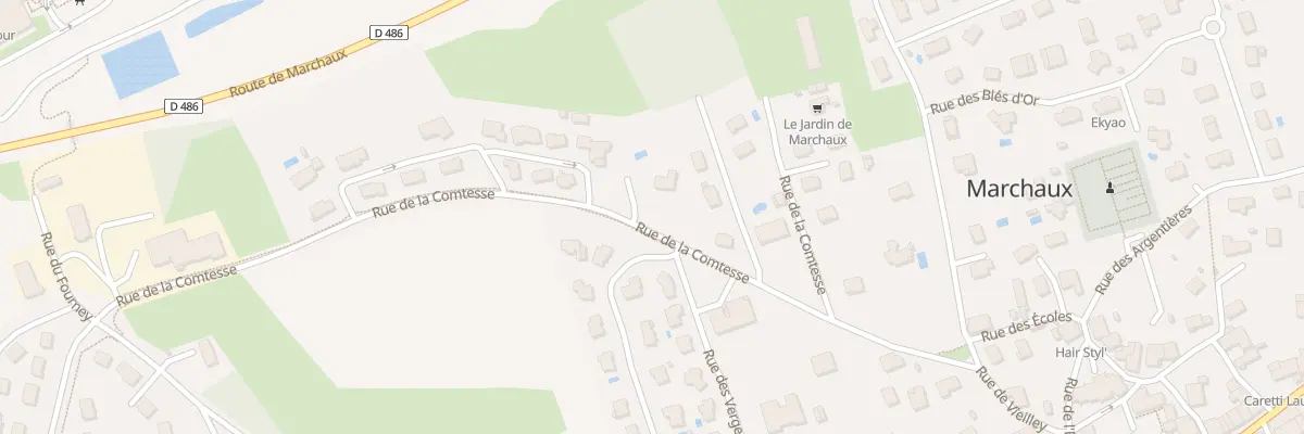 Plan du 14 Rue de la Comtesse à Marchaux-Chaudefontaine