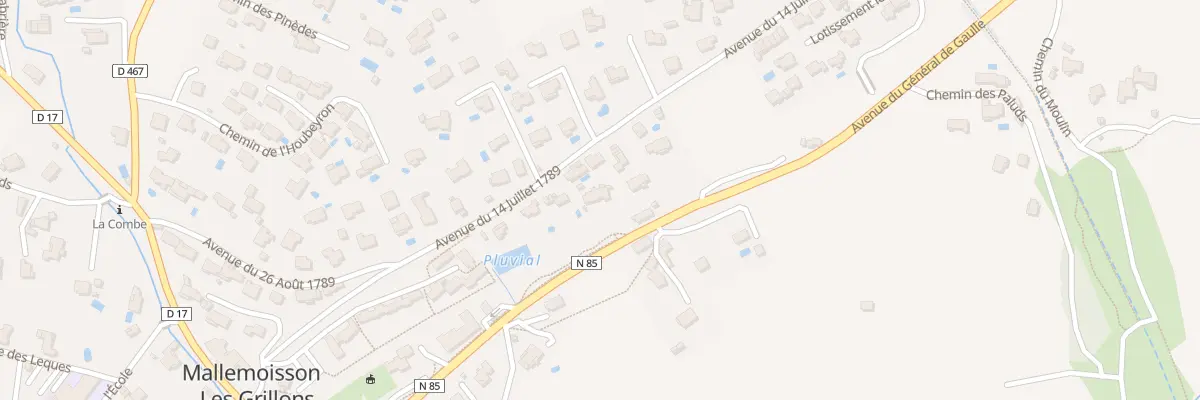 Plan du 5123 Les Paluds à Mallemoisson