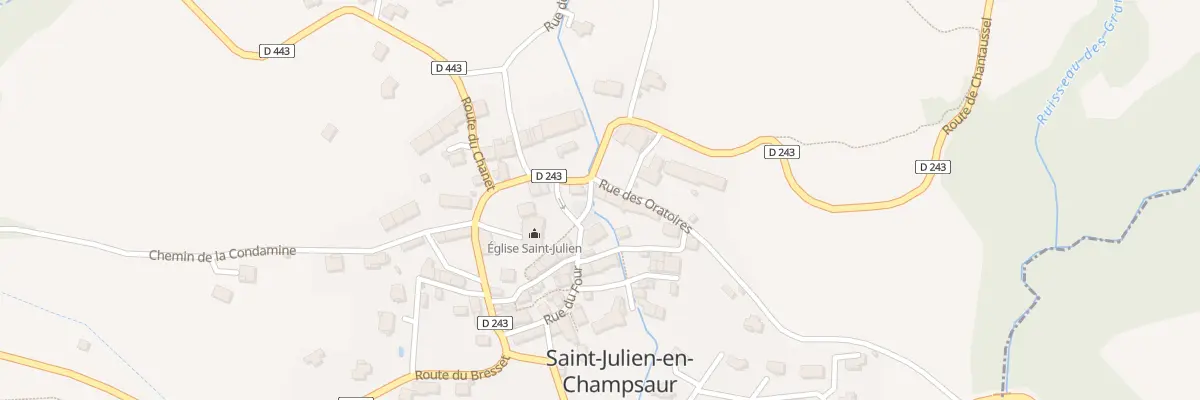 Plan du 5054 Saint Julien à Saint-Julien-en-Champsaur