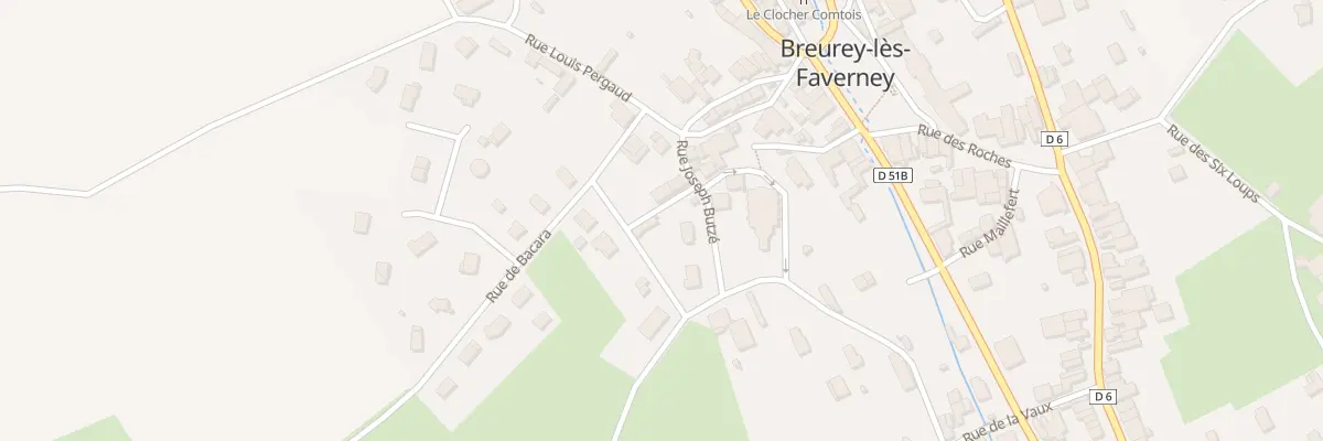 Plan du 2 Rue de la Caboz à Breurey-lès-Faverney