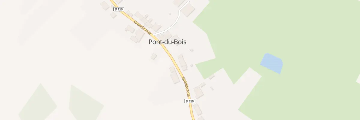 Plan du 25 Grande Rue à Pont-du-Bois