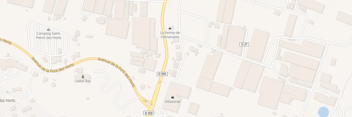 Plan du 2455 Rte de l’Almanarre à Hyères