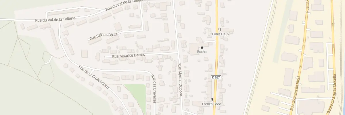 Plan du 1 Rue Maurice Barrés à Pompey
