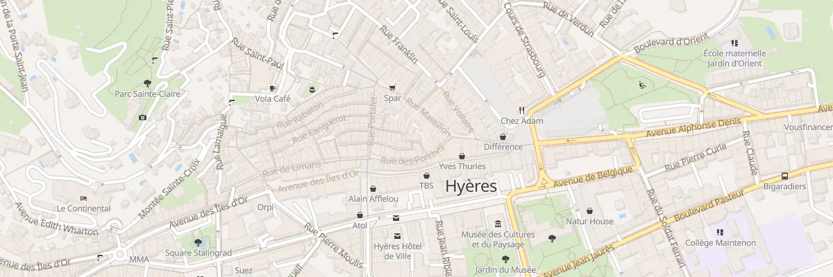 Plan du 11 Rue Garrel à Hyères