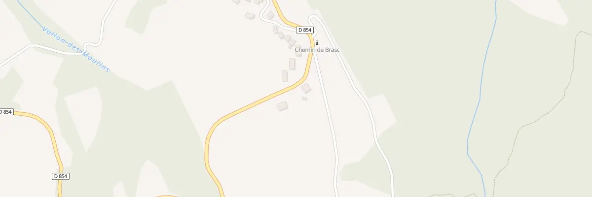 Plan du 7032 Les Auches à Piégut