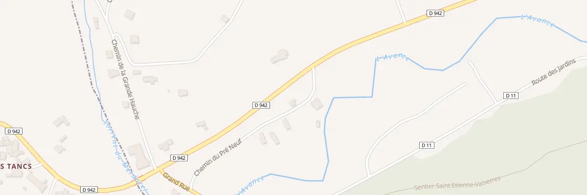 Plan du 5145 Pre Neuf à Valserres