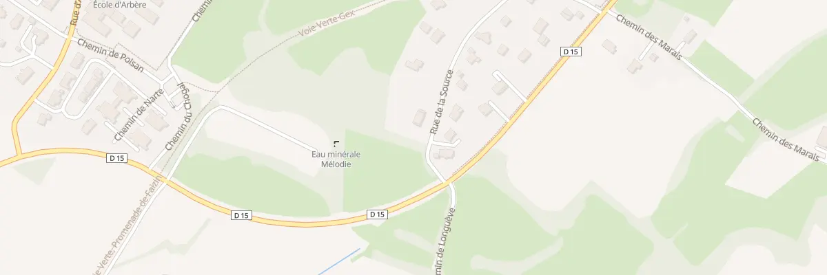 Plan du 208 Rue de la Source à Divonne-les-Bains